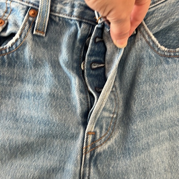Levi’s 501 red tag original women’s w26 L26 made in Cambodia button fly straight - Picture 7 of 13
